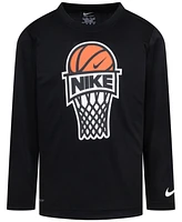 Nike Little Boys Basketball Badge Tee