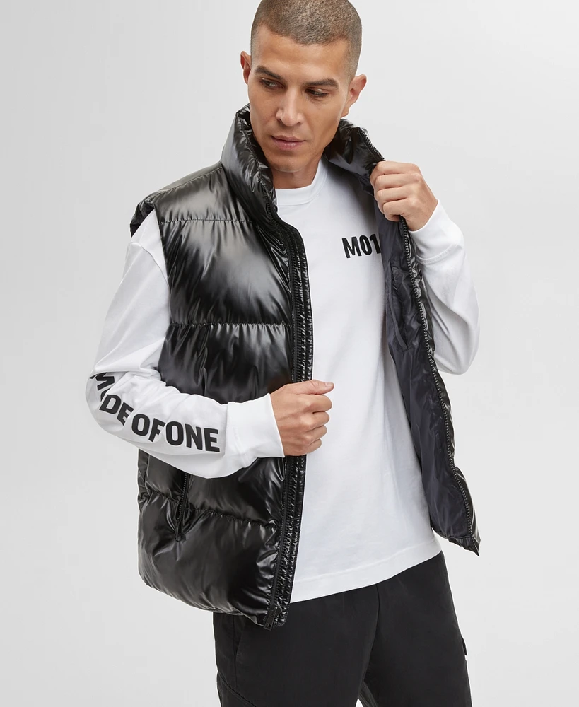 Mode of One Men's Solid Puffer Vest, Created for Macy's