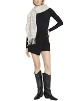 Steve Madden Women's Placement Plaid Scarf