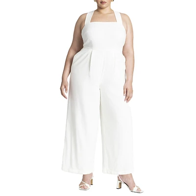 Eloquii Plus Adjustable Back Jumpsuit