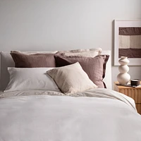 Flanged French Linen Euro Pillow