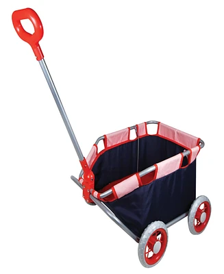 Lissi Dolls Navy Red Doll Pull Cart