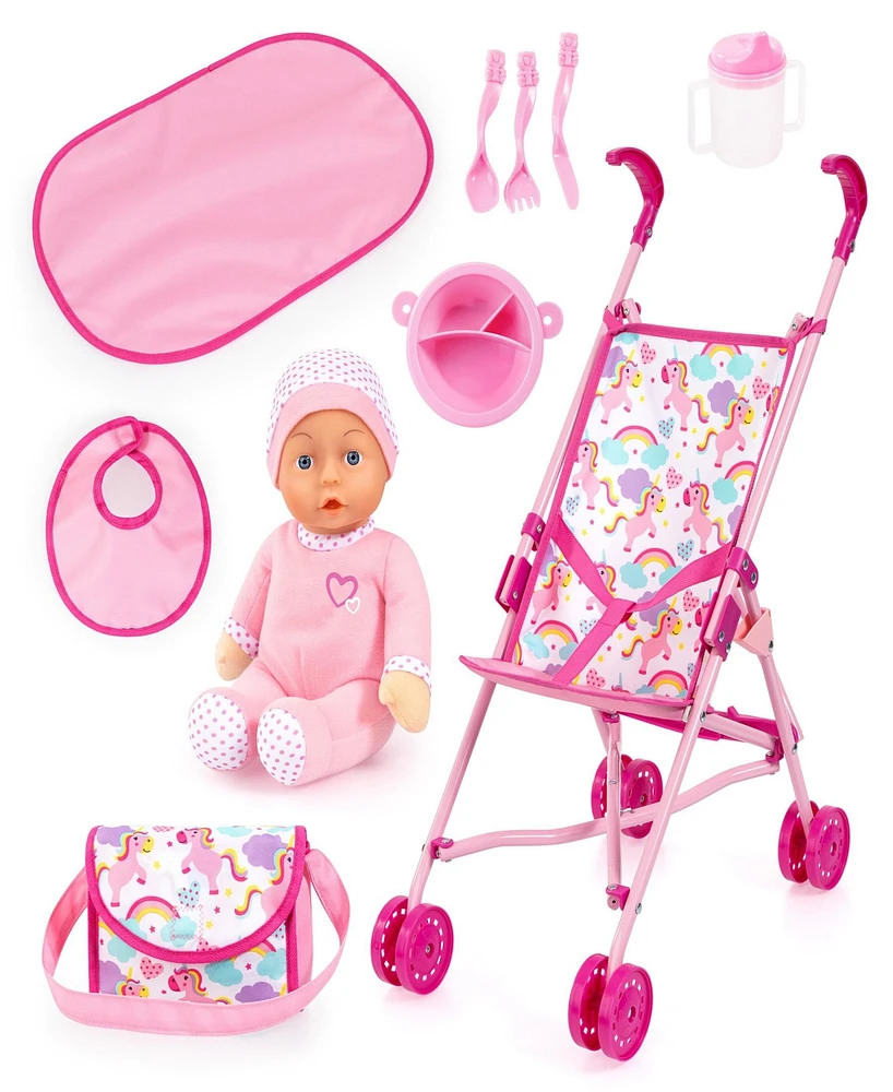 Bayer Design Buggy Umbrella Stroller Doll Set