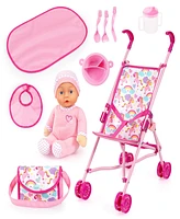 Bayer Design Buggy Umbrella Stroller Doll Set