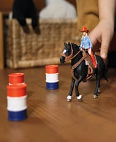 Schleich Farm World Cowgirl Barrel Racing Fun Playset