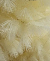 Nearly Natural 6ft. Artificial Off-White Pampas Grass Christmas Tree