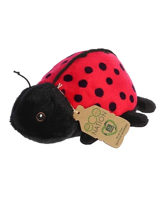 Aurora Small Eco Softies 8" Ladybug Eco Nation Eco-Friendly Plush Toy Red 6"