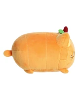 Aurora Small Pumpkin Meowchi Tasty Peach Spooky Plush Toy Orange 7"