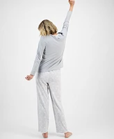 Charter Club Women's 2-Pc. Long-Sleeve Pajamas Set, Created for Macy's