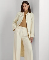 Lauren Ralph Women's Single-Breasted Belted Maxi Coat