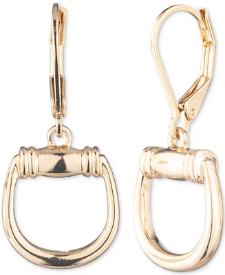 Lauren Ralph Horsebit-Style Drop Earrings