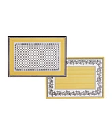 Elrene Audun Stain and Water Resistant 14"x20" Placemats, Set of 4