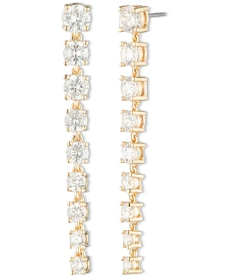 Marchesa Cubic Zirconia Linear Drop Earrings