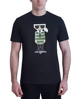 Karl Lagerfeld Paris Men's Slim-Fit Cocktail Blazer Graphic T-Shirt