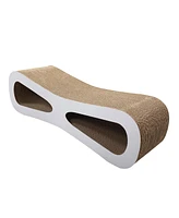 Simplie Fun Cat Scratcher Cat Toy Corrugated Cardboard