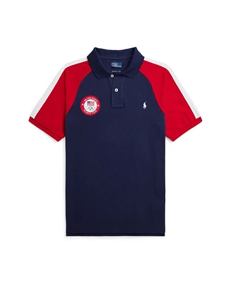 Polo Ralph Lauren Big Boys Team Usa Cotton Mesh Shirt