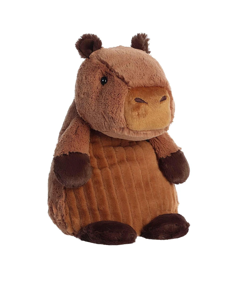 Aurora Large Cozy Capybara Huggle Pals Cuddly Plush Toy Brown 12.5"