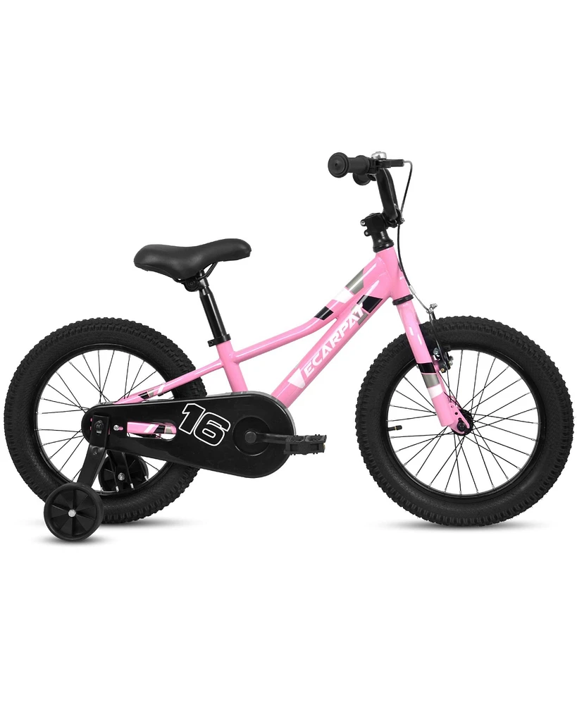 Streamdale Furniture 14 Inch Kids Bike, Adjustable Seat, Safety Brakes, Training Wheels