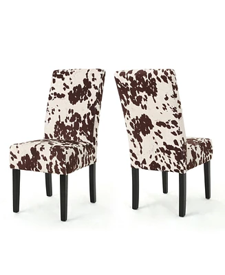 Simplie Fun Stylish and Durable Armless Dining Chairs with Upholstered Comfort