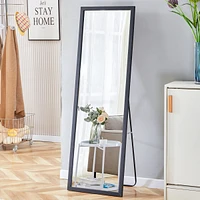 Streamdale Furniture Eco-Friendly Solid Wood Wall Mirror with Easy Assembly