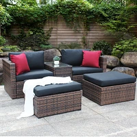 5-Piece Sectional Sofa Set Durable, Comfortable, Easy Assembly