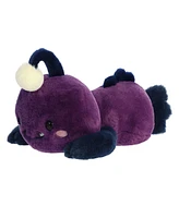 Aurora Small Ani Angler Fish Too Cute Playful Plush Toy Purple 9"