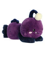 Aurora Small Ani Angler Fish Too Cute Playful Plush Toy Purple 9"