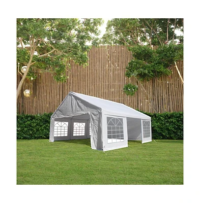 Simplie Fun Spacious, Durable Party Tent with Reinforced Steel Frame and Waterproof Cover
