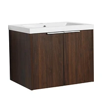 24" Bathroom Cabinet with Sink & Soft Close Doors