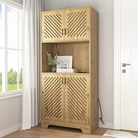 Freestanding Kitchen Pantry Modern Minimalism Meets Ample Storage