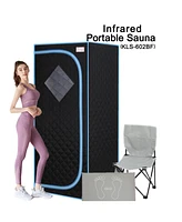 Streamdale Furniture Portable Full Size Infrared Sauna Tent Personal Home Spa, With Infrared Panels, Heating