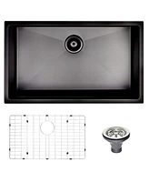 Streamdale Furniture 32 L X 18 W Undermount Kitchen Sink With Sink Grid