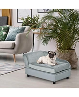 Simplie Fun Cozy Pet Couch with Thick Cushion, Storage, and Modern Design