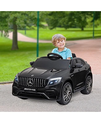 Simplie Fun Mercedes-Benz Amg GLC63S Coupe Ride-On Realistic, Rc Control, Own Music