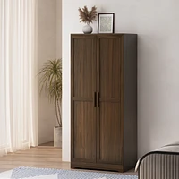 Simplie Fun Sleek and Spacious Armoire Elevate Your Bedroom Sanctuary