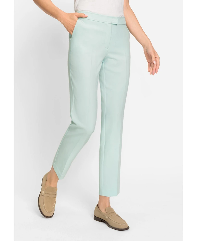 Olsen Women's Lisa Fit Straight Leg Solid Trouser