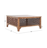 Safavieh Squall Square 1 Shelf Coffee Table