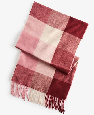 Style & Co Women's Buffalo Check Soft Scarf, Created for Macy's