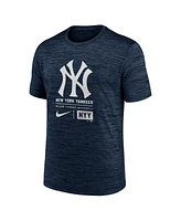 Nike Men's Navy New York Yankees Large Logo Velocity T-Shirt