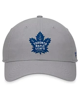 Fanatics Men's Gray Toronto Maple Leafs Extra Time Adjustable Hat