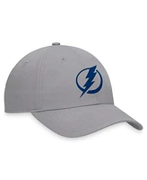 Fanatics Men's Gray Tampa Bay Lightning Extra Time Adjustable Hat