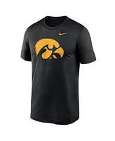 Nike Men's Black Iowa Hawkeyes Primetime Legend Logo T-Shirt