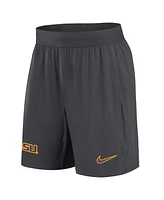 Nike Men's Anthracite Lsu Tigers 2024 Sideline Performance Shorts