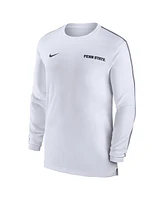 Nike Men's Penn State Nittany Lions 2024 Sideline Coach Uv Performance Long Sleeve T-Shirt