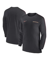 Nike Men's Florida State Seminoles 2024 Sideline Coach Uv Performance Long Sleeve T-Shirt