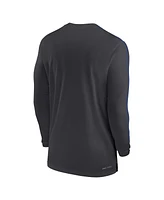 Nike Men's Duke Blue Devils 2024 Sideline Coach Uv Performance Long Sleeve T-Shirt