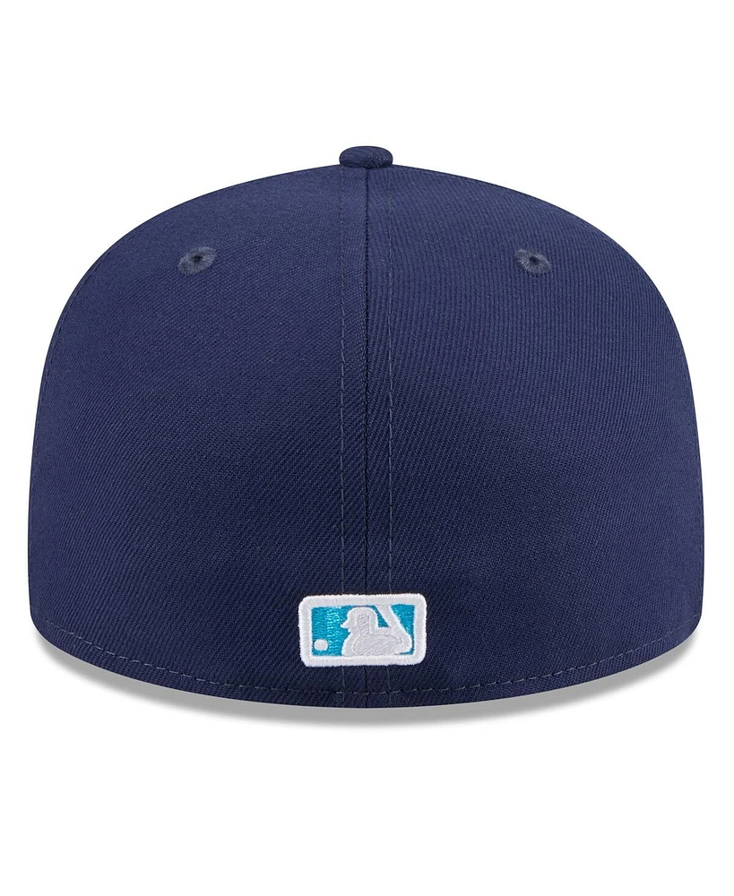 New Era Men's Navy Tampa Bay Rays 2024 Father's Day 59FIFTY Fitted Hat