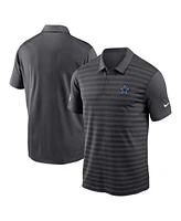 Nike Men's Anthracite Dallas Cowboys 2024 Sideline Victory Performance Polo Shirt