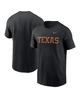 Nike Men's Texas Longhorns Primetime Evergreen Wordmark T-Shirt