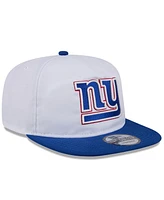 New Era Men's White/Royal New York Giants 2024 Nfl Training Camp Golfer Snapback Hat